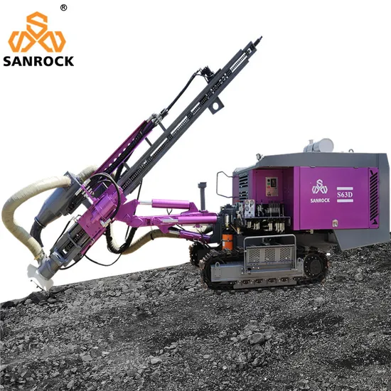 Jumbo de forage de tunnel souterrain pour trous de mine