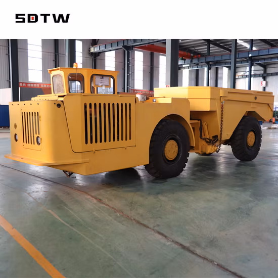 Camion à benne basculante pour exploitation minière souterraine, charge utile de 15 tonnes, charge lourde, profil bas