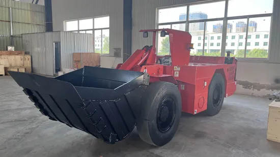 Chargeur LHD souterrain 1cubic Cbm avec chargeuse sur pneus diesel, Scooptram minier